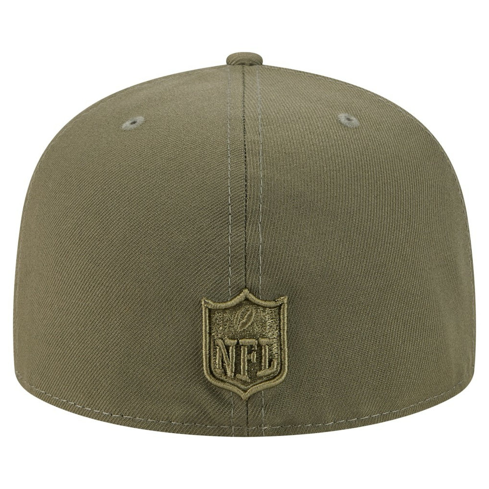 Miami Dolphins New Era Color Pack A-Frame 59FIFTY Fitted Hat - Olive discount