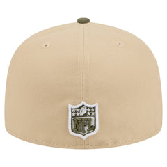 Washington Commanders New Era Color Pack A-Frame 59FIFTY Fitted Hat - Beige/Olive on sale