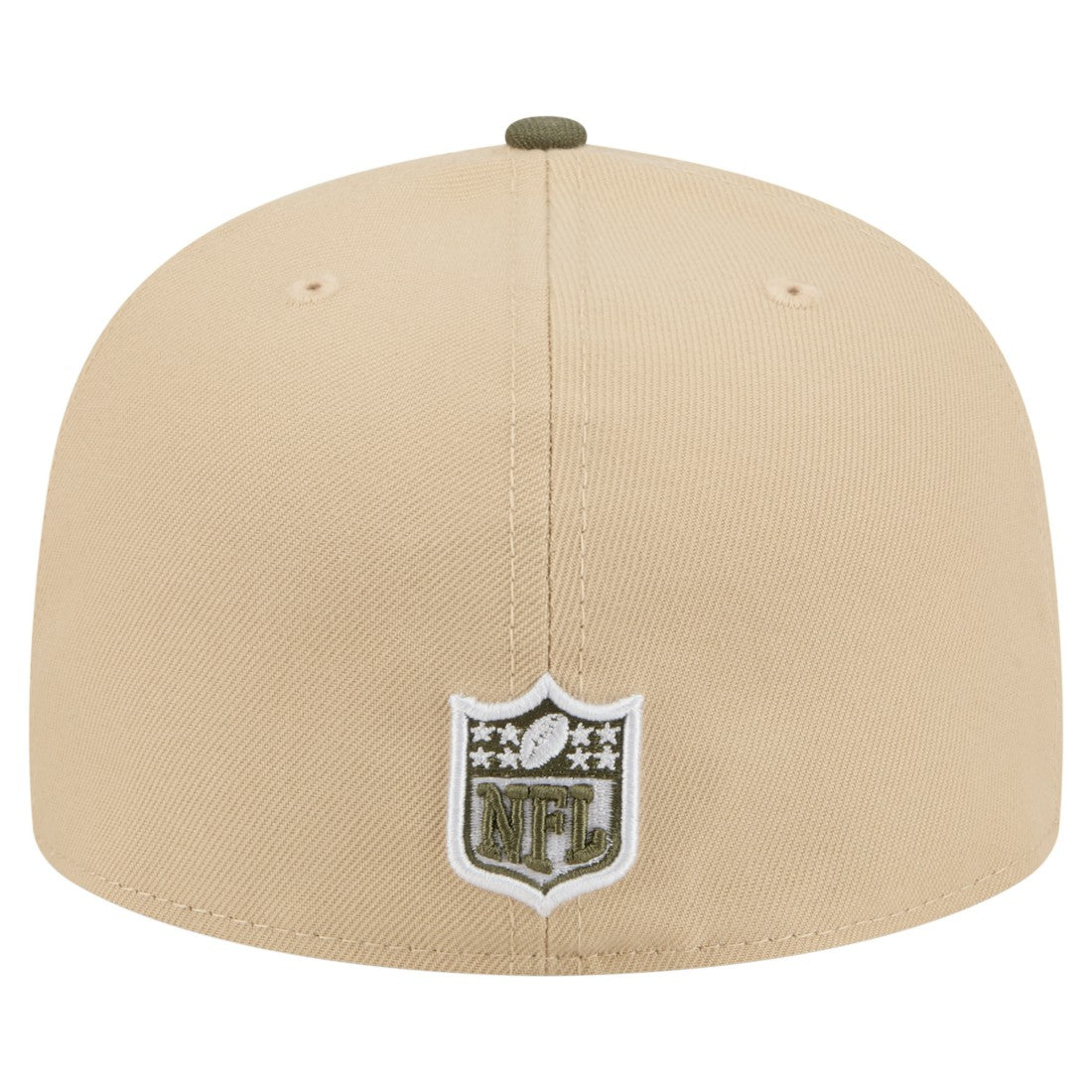 New York Jets New Era Color Pack A-Frame 59FIFTY Fitted Hat - Light Beige/Olive online