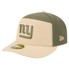 New York Giants New Era Two-Tone Color Pack Split Panel 59FIFTY Fitted Hat - Light Beige/Olive on sale