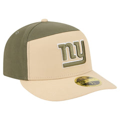 New York Giants New Era Two-Tone Color Pack Split Panel 59FIFTY Fitted Hat - Light Beige/Olive on sale