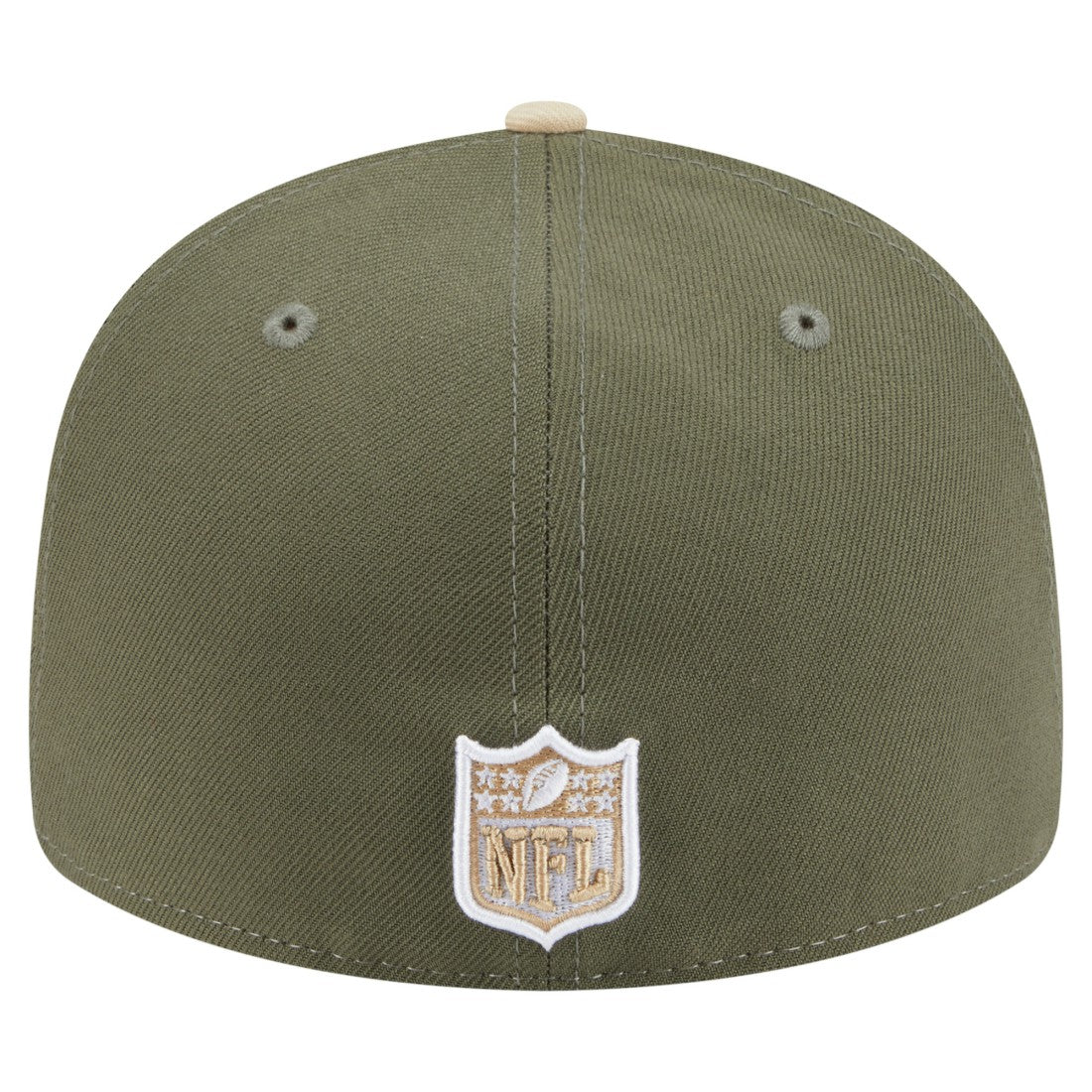 New York Jets New Era Two-Tone Color Pack Split Panel 59FIFTY Fitted Hat - Light Beige/Olive cheap