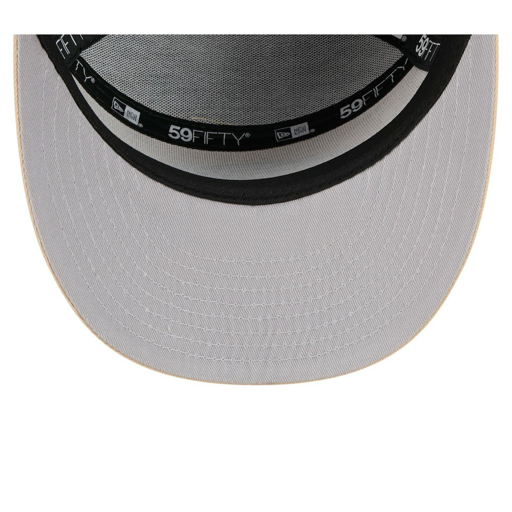 Baltimore Ravens New Era Color Pack Split Panel 59FIFTY Fitted Hat - Light Beige/Olive sale