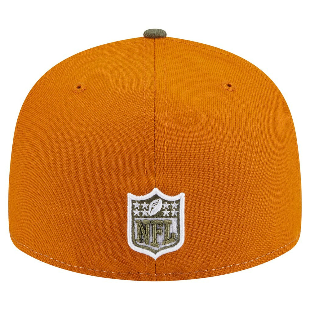 Philadelphia Eagles New Era Two-Tone Color Pack Split Panel 59FIFTY Fitted Hat - Olive/Brown for sale