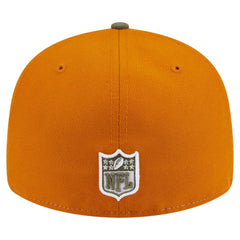 San Francisco 49ers New Era Two-Tone Color Pack Split Panel 59FIFTY Fitted Hat - Olive/Brown discount