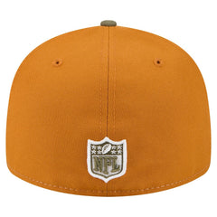 Kansas City Chiefs New Era Two-Tone Color Pack Split Panel 59FIFTY Fitted Hat - Olive/Brown outlet