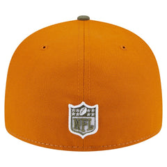 Detroit Lions New Era Two-Tone Color Pack Split Panel 59FIFTY Fitted Hat - Olive/Brown for sale