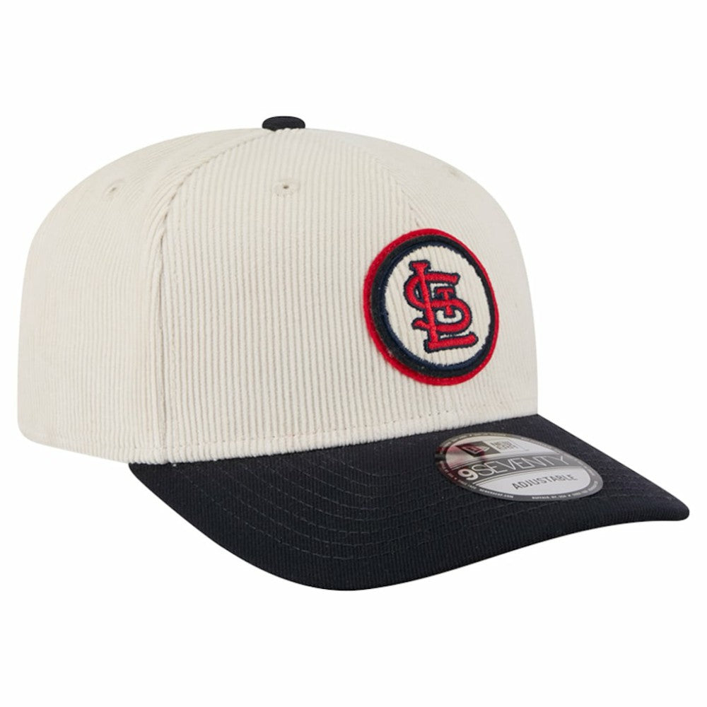St. Louis Cardinals Loyal 9SEVENTY Adjustable Hat Cream