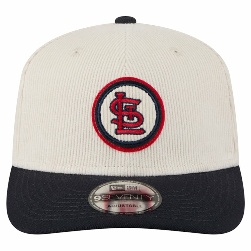 St. Louis Cardinals Loyal 9SEVENTY Adjustable Hat Cream