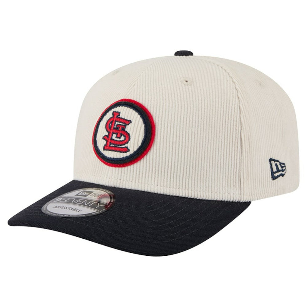 St. Louis Cardinals Loyal 9SEVENTY Adjustable Hat Cream