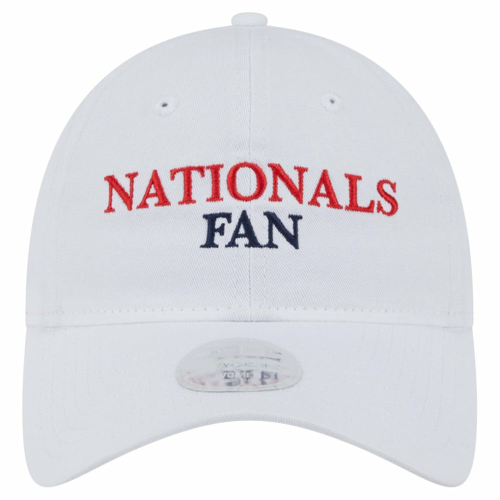 Washington Nationals Women's Team Fan 9TWENTY Adjustable Hat White
