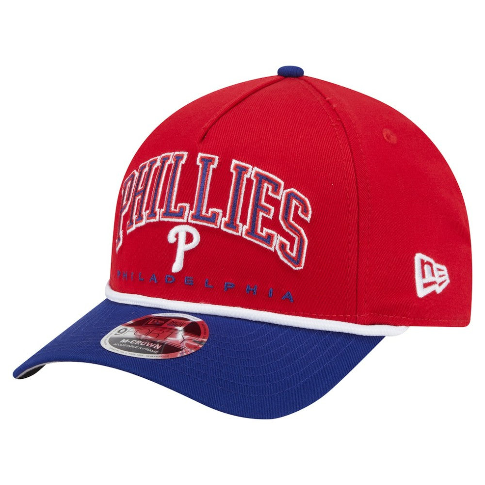 Philadelphia Phillies Arch 9FORTY A-Frame M-Crown Adjustable Hat Red/Royal