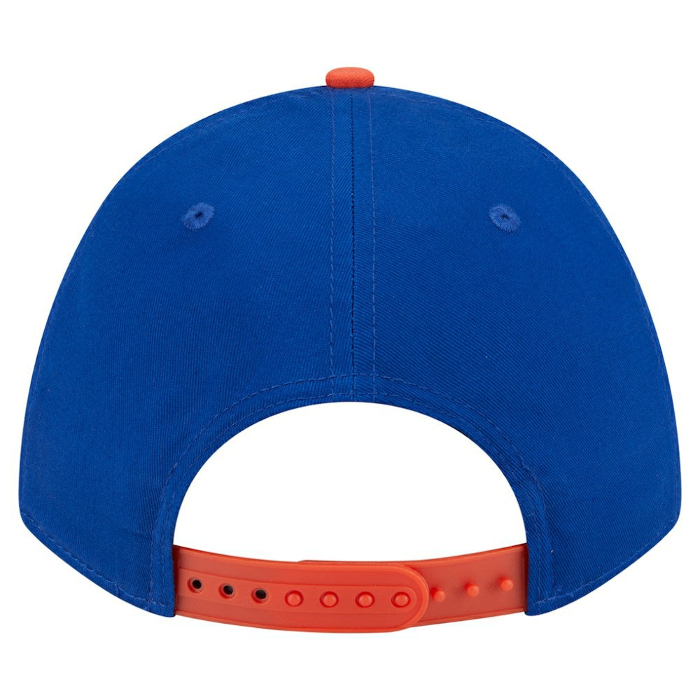 New York Mets Arch 9FORTY A-Frame M-Crown Adjustable Hat Royal/Orange