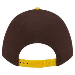 San Diego Padres Arch 9FORTY A-Frame M-Crown Adjustable Hat Brown/Gold