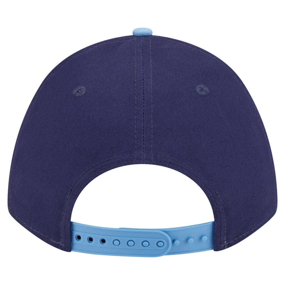 Tampa Bay Rays Arch 9FORTY A-Frame M-Crown Adjustable Hat Navy/Light Blue