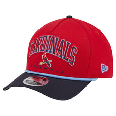 St. Louis Cardinals Arch 9FORTY A-Frame M-Crown Adjustable Hat Red/Navy