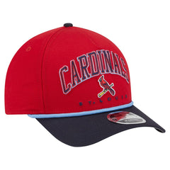 St. Louis Cardinals Arch 9FORTY A-Frame M-Crown Adjustable Hat Red/Navy