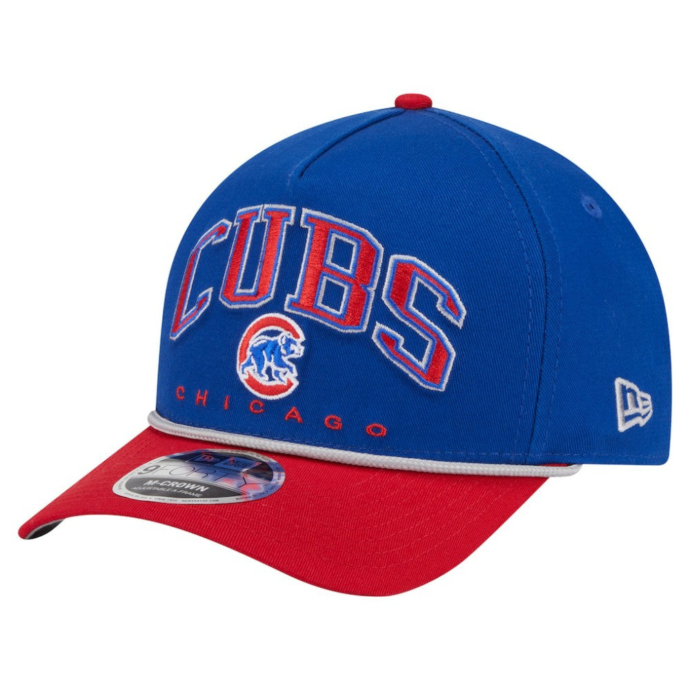 Chicago Cubs Arch 9FORTY A-Frame M-Crown Adjustable Hat Royal/Red