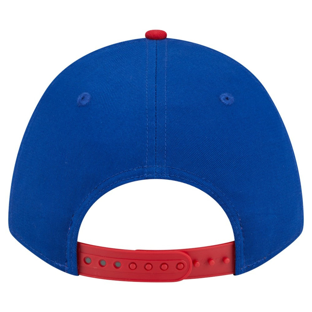 Chicago Cubs Arch 9FORTY A-Frame M-Crown Adjustable Hat Royal/Red