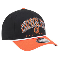Baltimore Orioles Arch 9FORTY A-Frame M-Crown Adjustable Hat Black/Orange