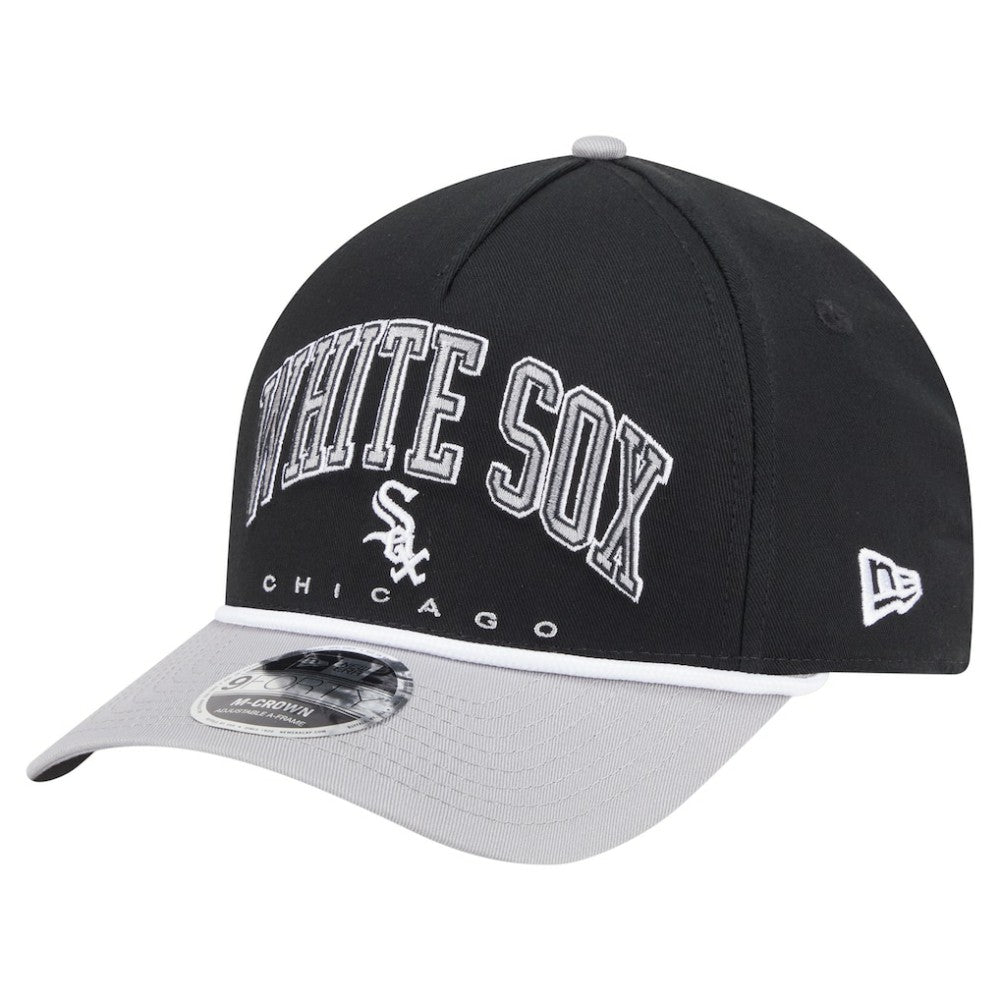 Chicago White Sox Arch 9FORTY A-Frame M-Crown Adjustable Hat Black/Gray