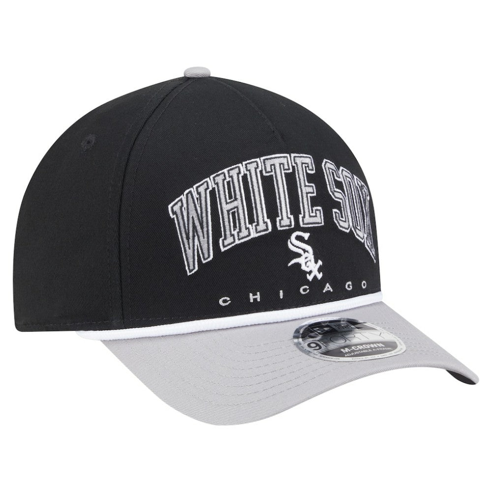 Chicago White Sox Arch 9FORTY A-Frame M-Crown Adjustable Hat Black/Gray