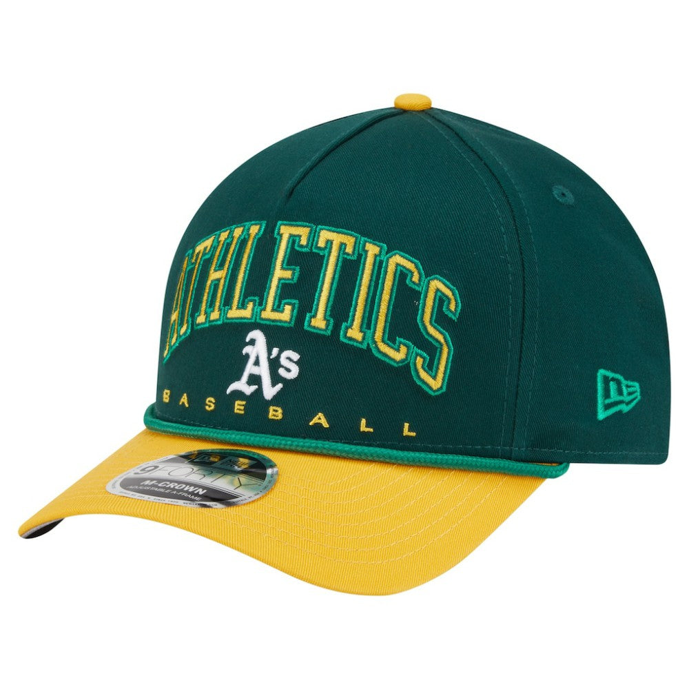 Athletics Arch 9FORTY A-Frame M-Crown Adjustable Hat Green/Gold