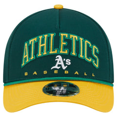 Athletics Arch 9FORTY A-Frame M-Crown Adjustable Hat Green/Gold