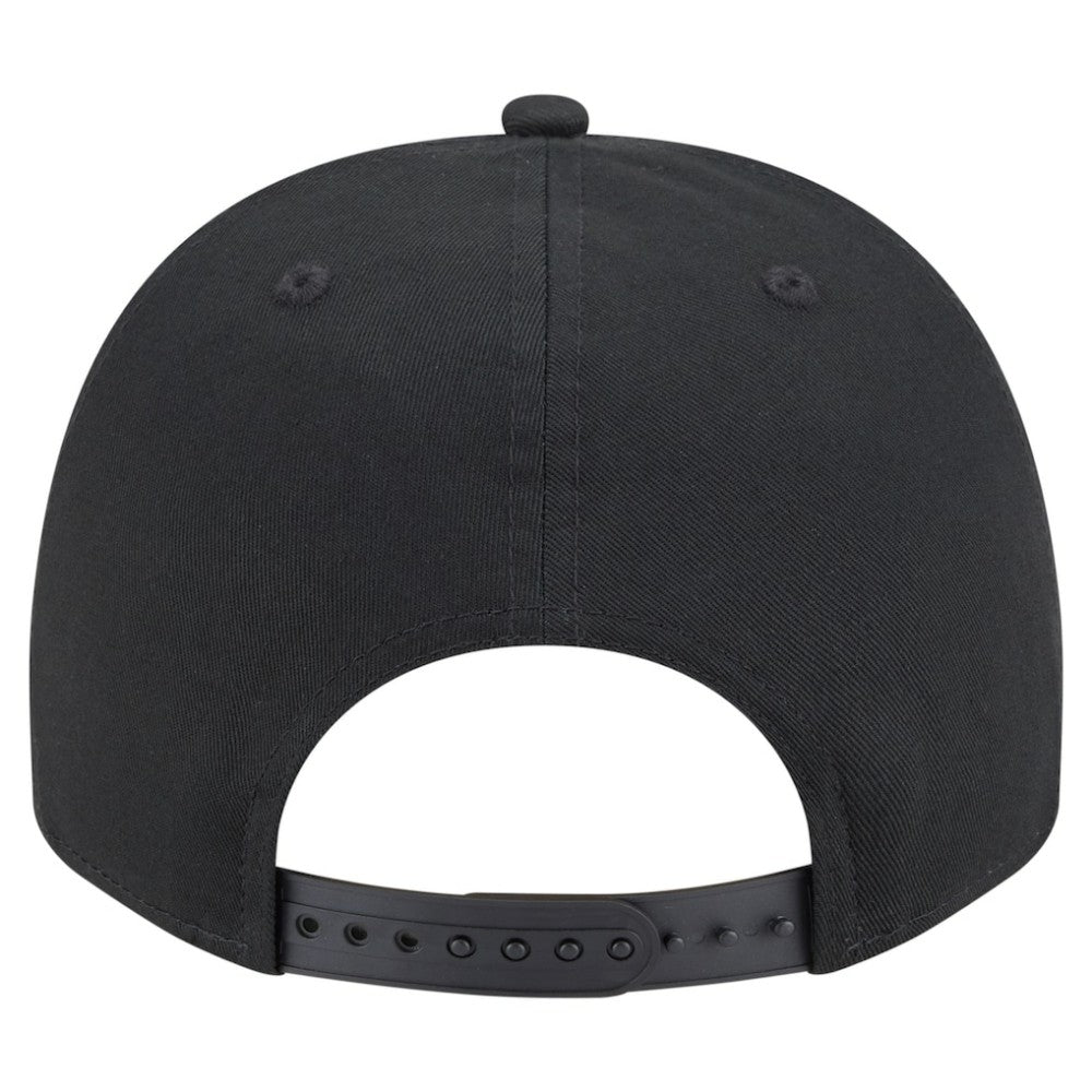 Atlanta Braves Chainstitch 9FIFTY A-Frame Snapback Hat Black