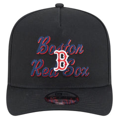 Boston Red Sox Chainstitch 9FIFTY A-Frame Snapback Hat Black