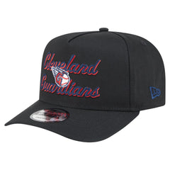 Cleveland Guardians Chainstitch 9FIFTY A-Frame Snapback Hat Black