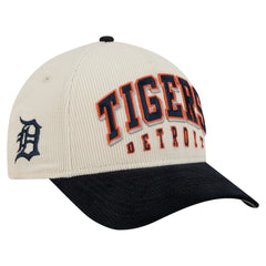 Detroit Tigers Sided Corduroy 9FORTY A-Frame Adjustable Hat Cream/Navy