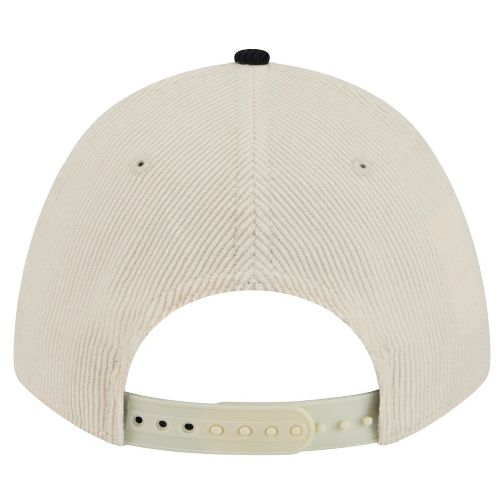 Detroit Tigers Sided Corduroy 9FORTY A-Frame Adjustable Hat Cream/Navy