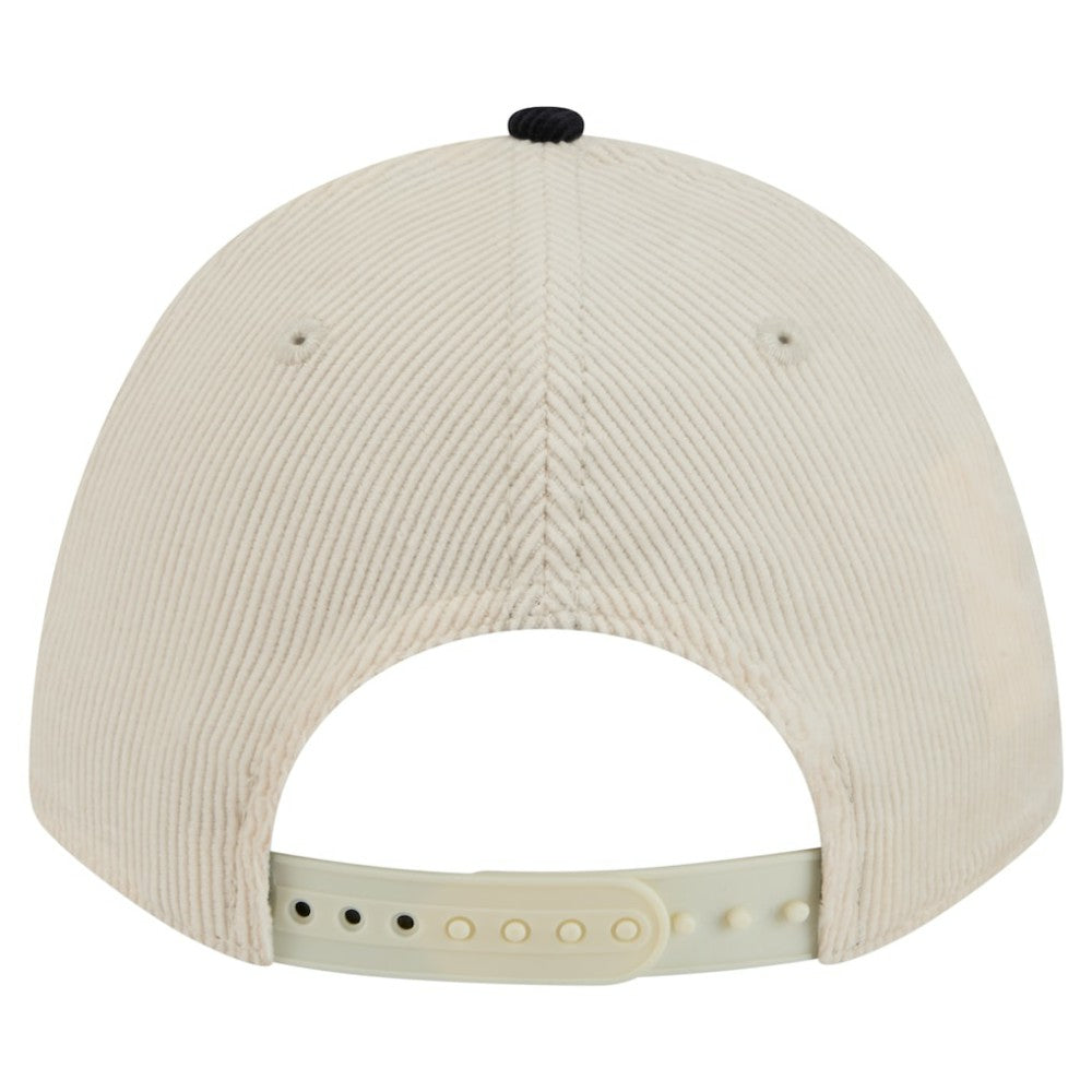 New York Yankees Sided Corduroy 9FORTY A-Frame Adjustable Hat Cream/Navy
