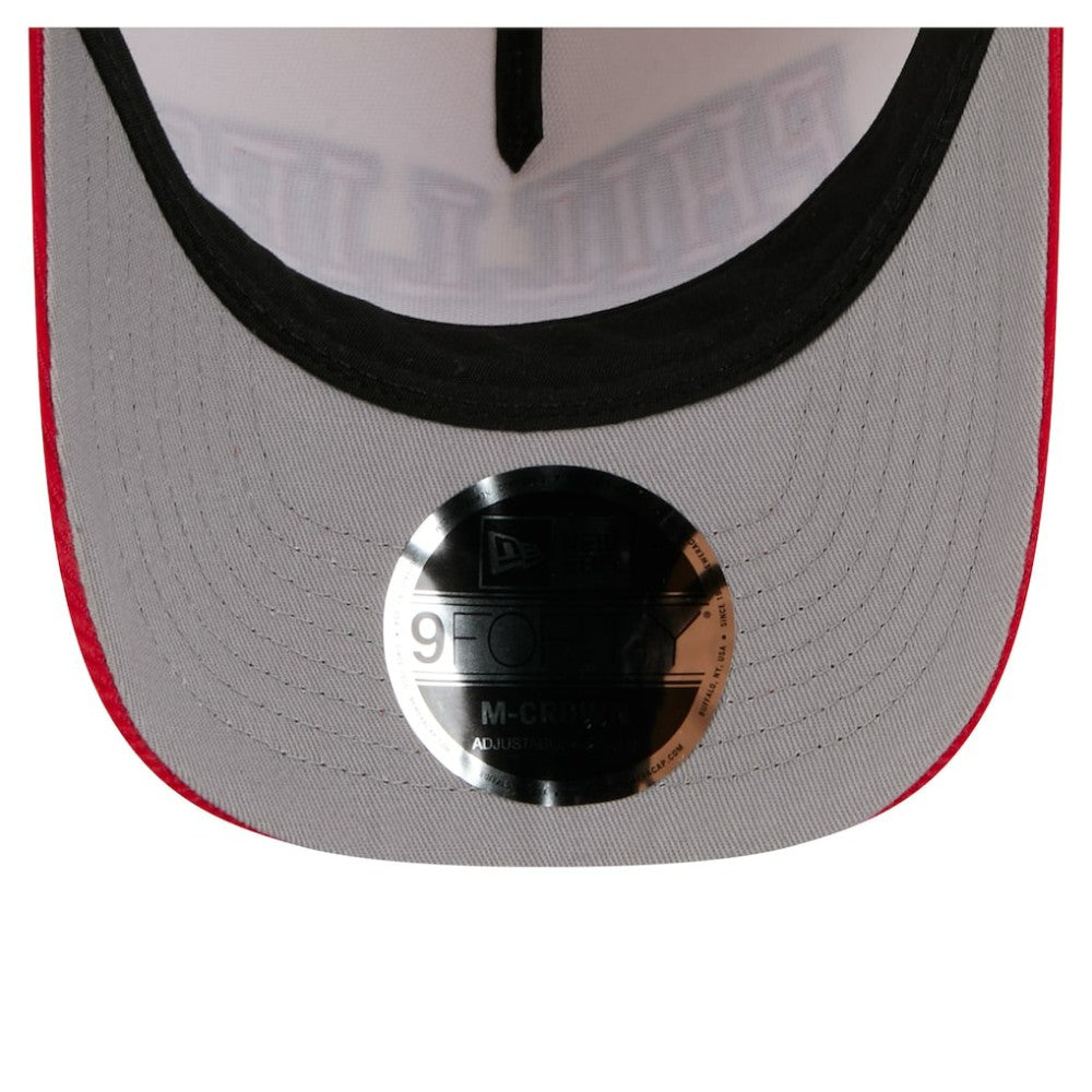 Philadelphia Phillies Sided Corduroy 9FORTY A-Frame Adjustable Hat Cream/Red