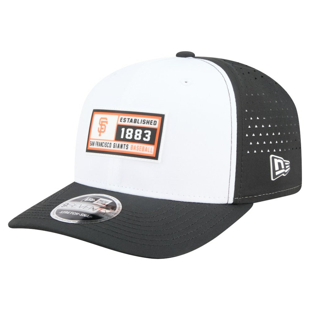 San Francisco Giants Established Patch 9SEVENTY Adjustable Hat White/Black