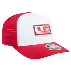 St. Louis Cardinals Established Patch 9SEVENTY Adjustable Hat White/Red