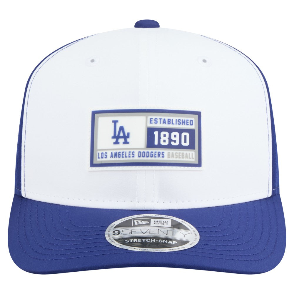 Los Angeles Dodgers Established Patch 9SEVENTY Adjustable Hat White/Royal