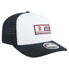 Boston Red Sox Established Patch 9SEVENTY Adjustable Hat White/Navy