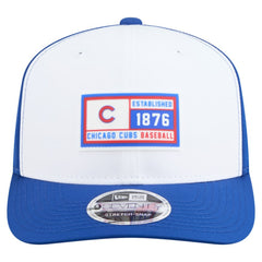 Chicago Cubs Established Patch 9SEVENTY Adjustable Hat White/Royal