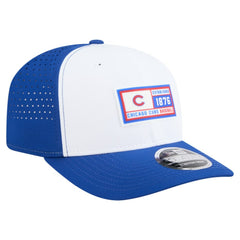 Chicago Cubs Established Patch 9SEVENTY Adjustable Hat White/Royal