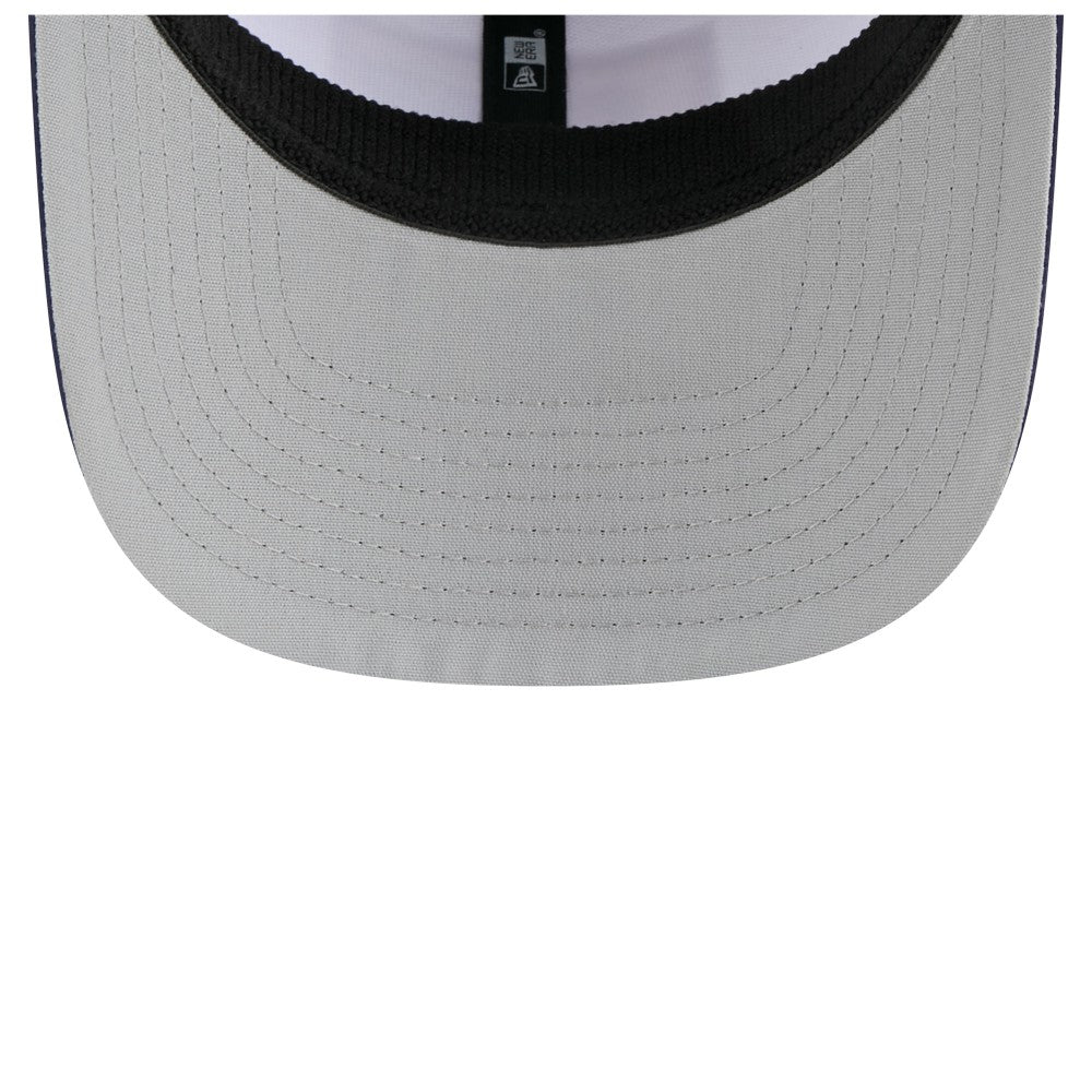 Milwaukee Brewers Established Patch 9SEVENTY Adjustable Hat White/Navy