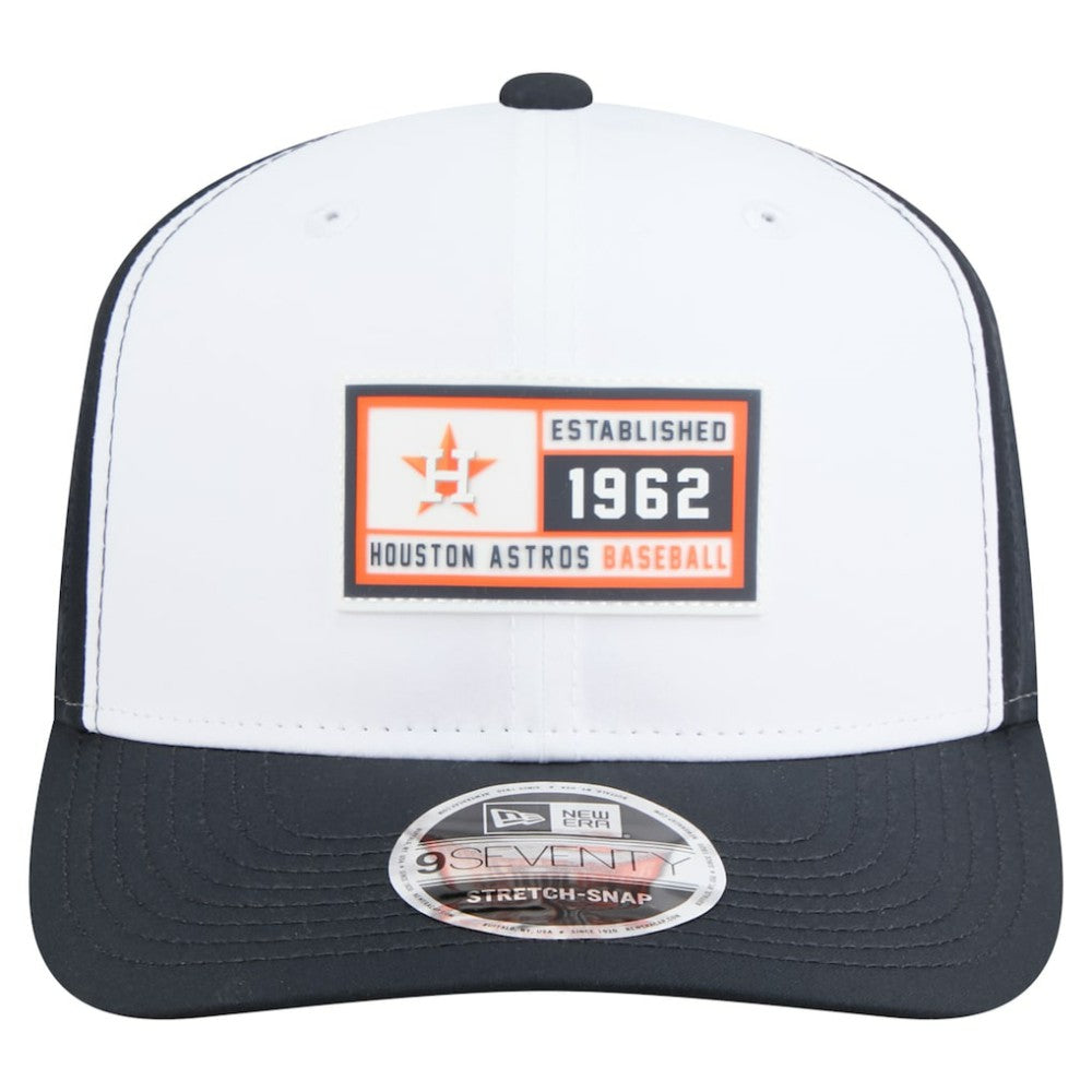 Houston Astros Established Patch 9SEVENTY Adjustable Hat White/Navy