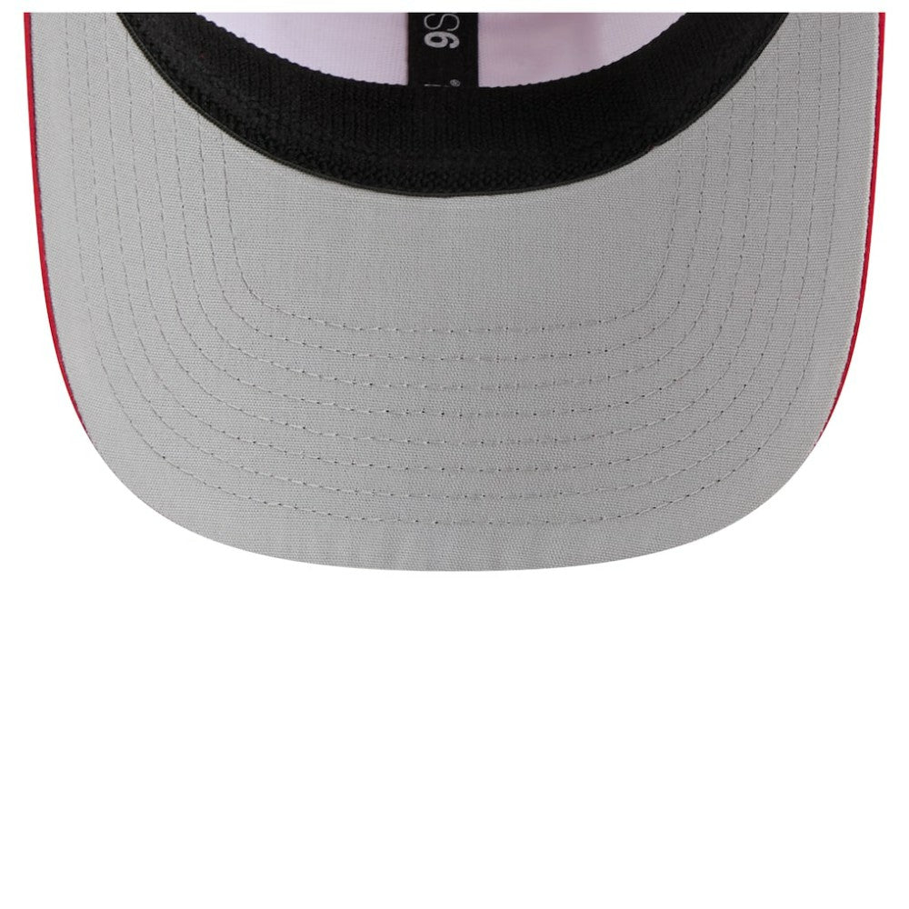 Cincinnati Reds Established Patch 9SEVENTY Adjustable Hat White/Red