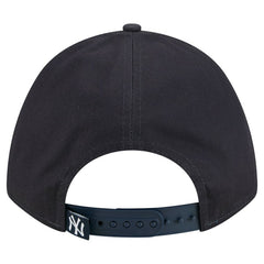 New York Yankees Women's Metallic A-Frame 9FORTY Adjustable Hat Navy
