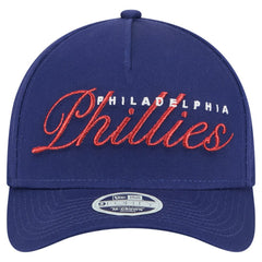 Philadelphia Phillies Women's Metallic A-Frame 9FORTY Adjustable Hat Royal