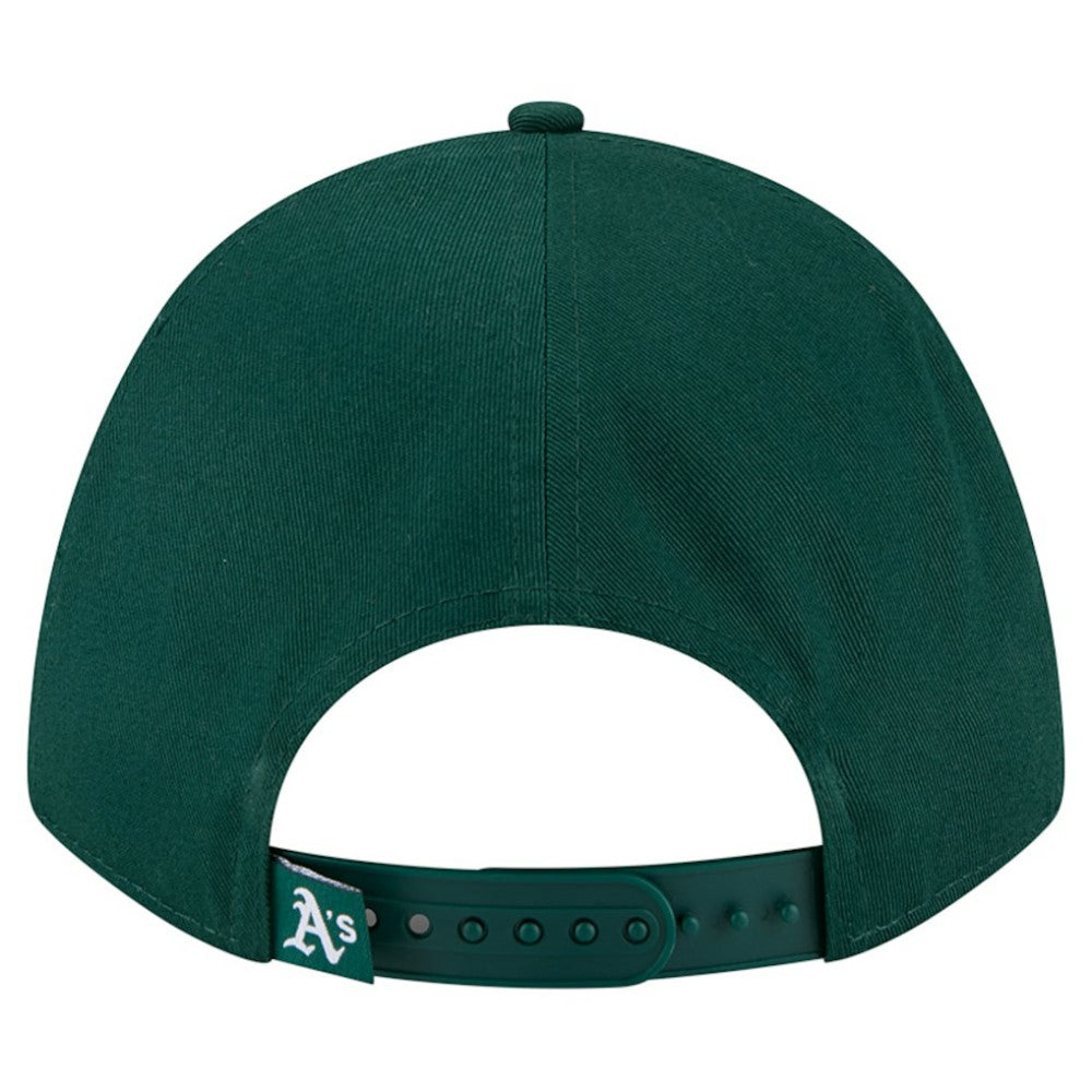 Athletics Women's Metallic A-Frame 9FORTY Adjustable Hat Green