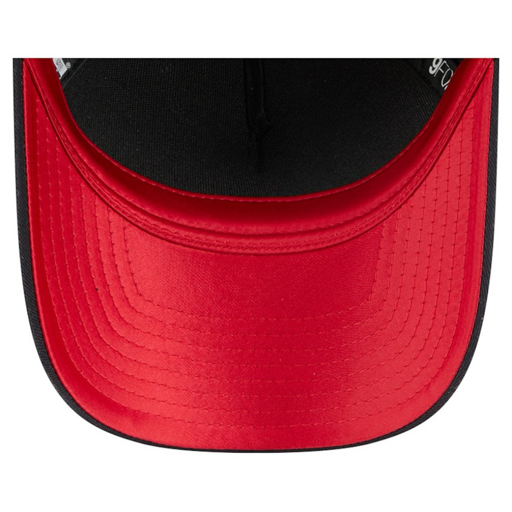 Atlanta Braves Women's Metallic A-Frame 9FORTY Adjustable Hat Navy