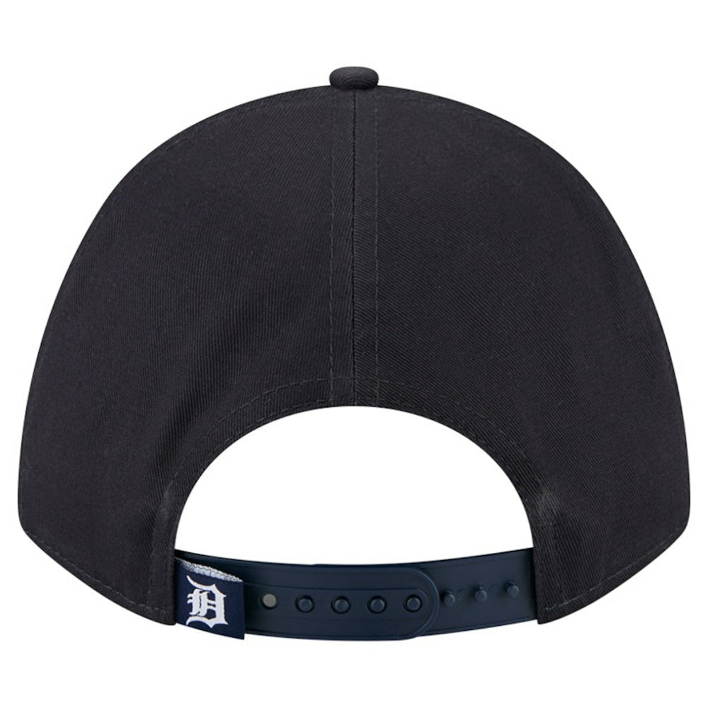 Detroit Tigers Women's Metallic A-Frame 9FORTY Adjustable Hat Navy