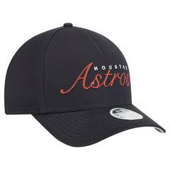 Houston Astros Women's Metallic A-Frame 9FORTY Adjustable Hat Navy